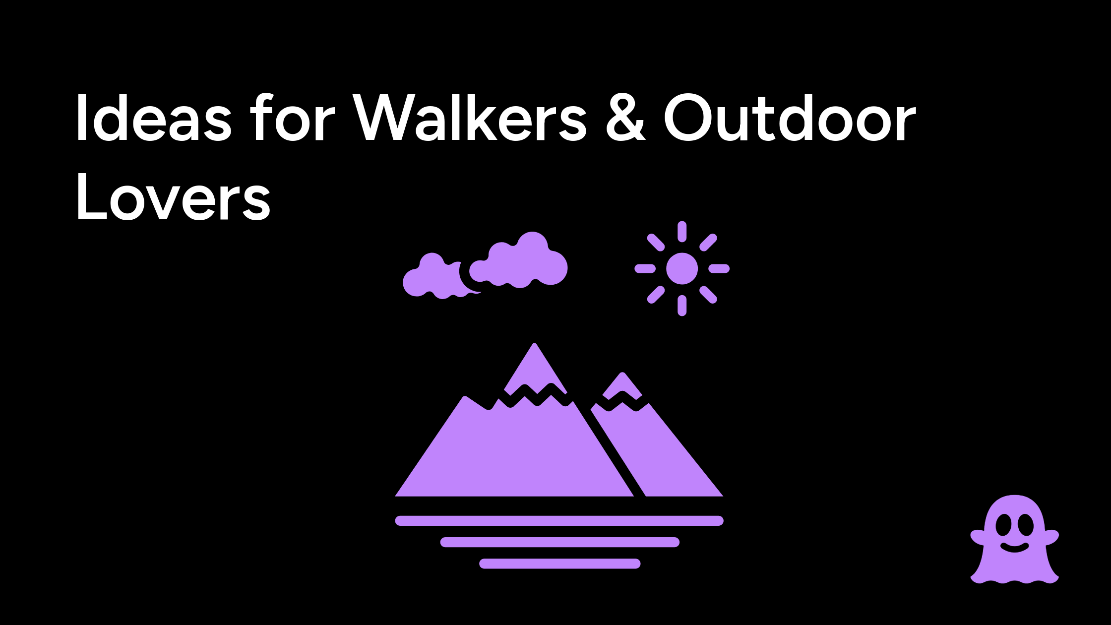 GhostViewer ideas for walkers and outdoors blog pots header